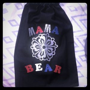Mama bear draw string duster bag 15X9”